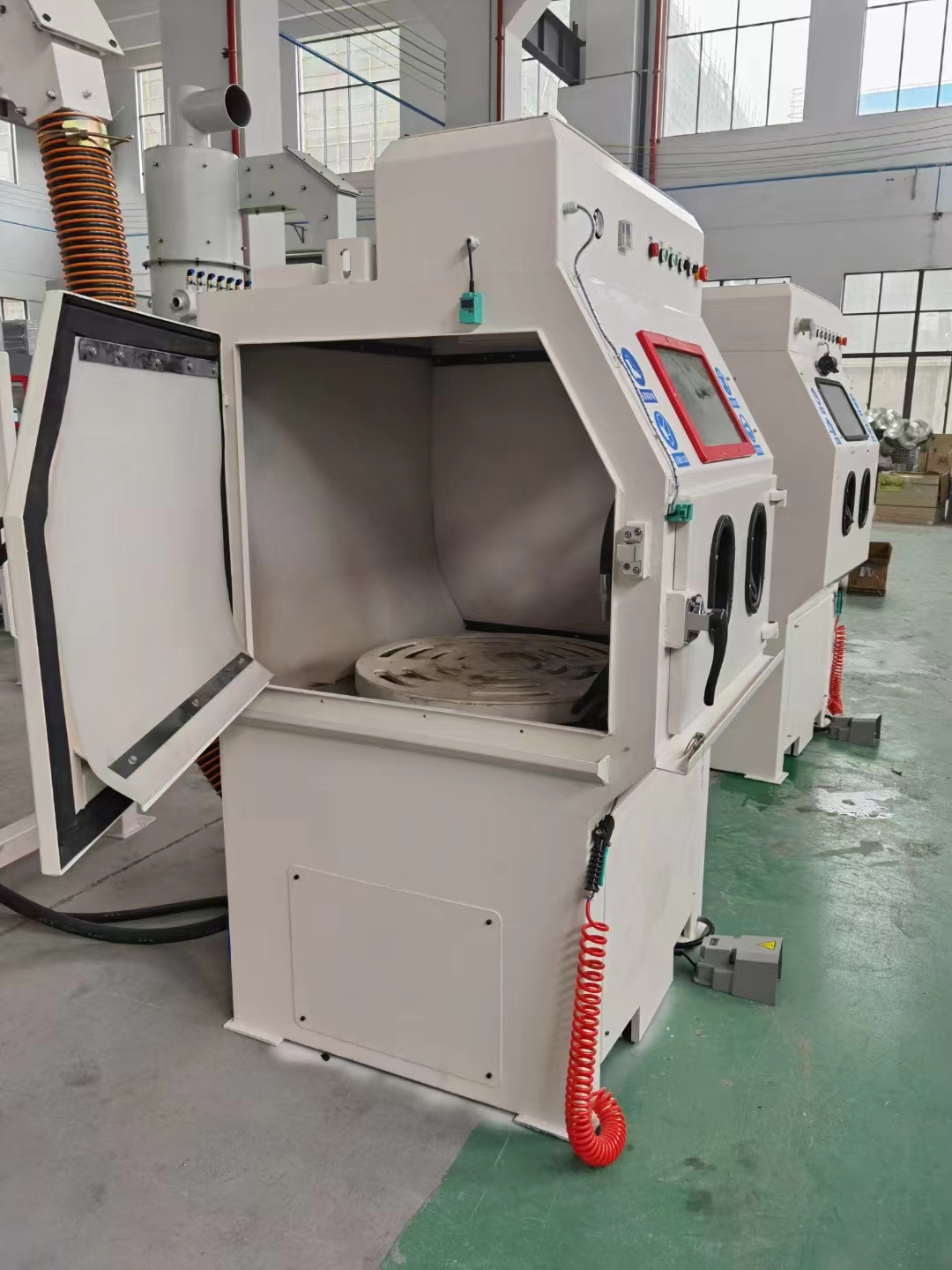 白沙移动式抛丸机的工作原理?