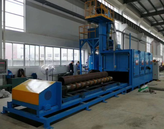 白沙喷砂机在管道除锈中的现场施工应用